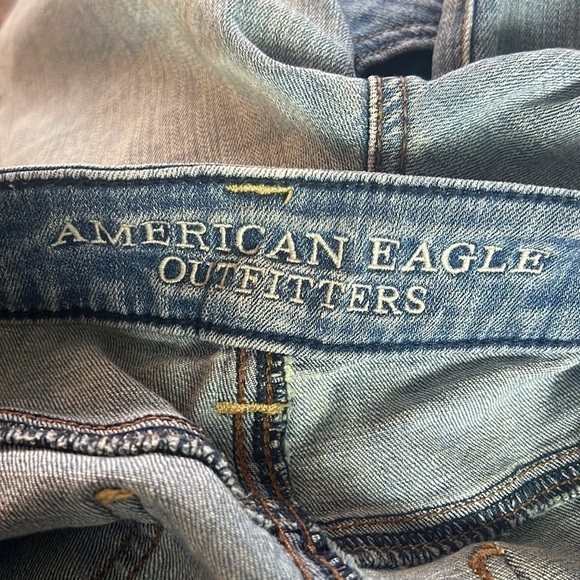 American Eagle Hi-Rise Jegging Crop Super Stretch Size 0 - Picture 9 of 14